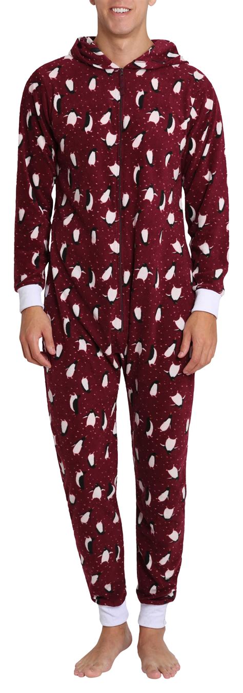 Sleephero Adult Mens Halloween Costume Fleece Pajama Jammies Big And