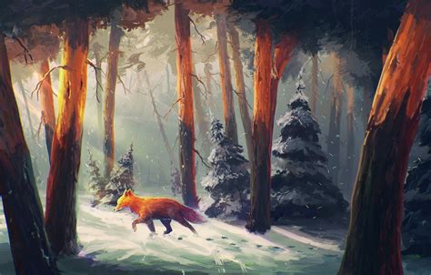 Christmas Fox Wallpapers Top Free Christmas Fox Backgrounds