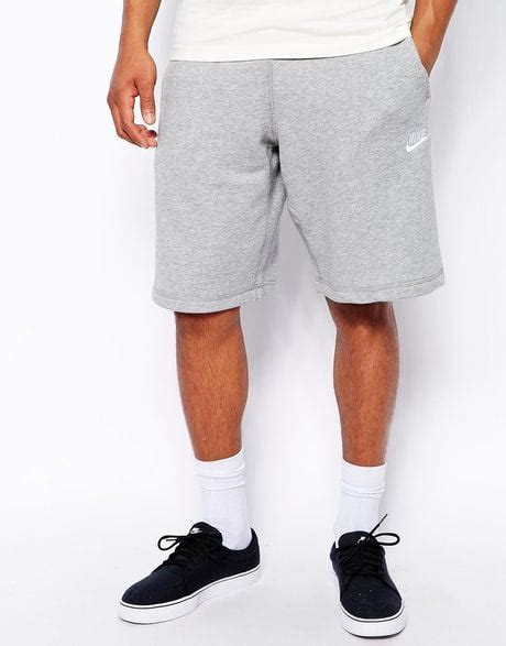 Nike Aw77 Sweat Shorts In Gray For Men Grey Lyst