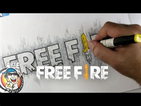 Como Desenhar A Logo Do Jogo Free Fire Passo A Passo