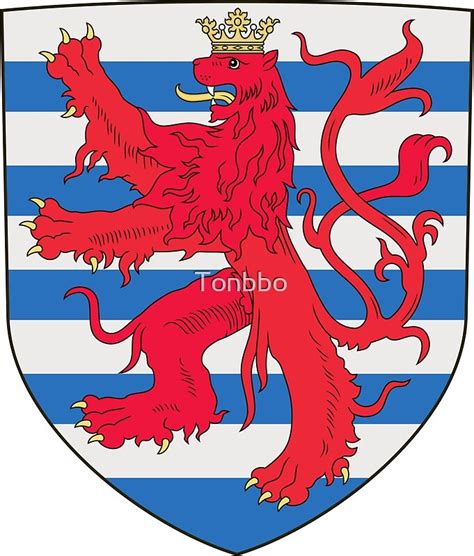 Luxembourg City Coat Of Arms By Tonbbo Redbubble