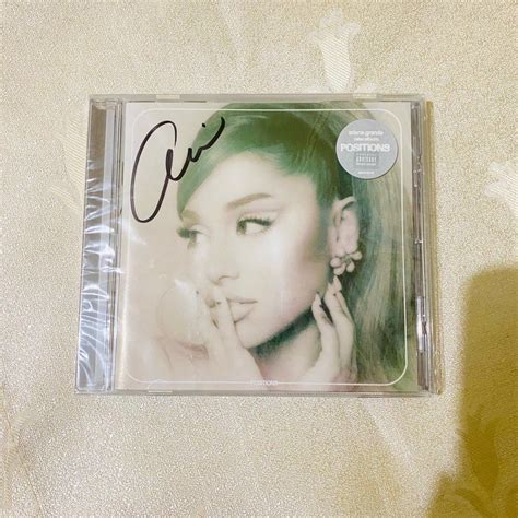 Ariana Grande Signed Positions Cd Sealed Hobbies And Toys Music