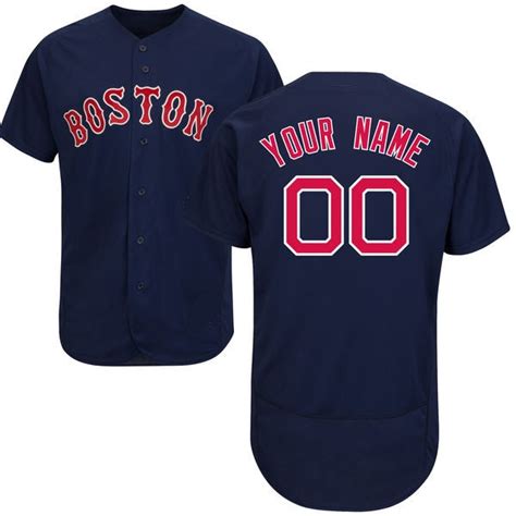 Boston Red Sox Customizable Baseball Jersey Best Sports Jerseys