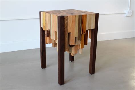 End Grain Table Was Made Almost Entirely With Scrap Wood Woodcraft