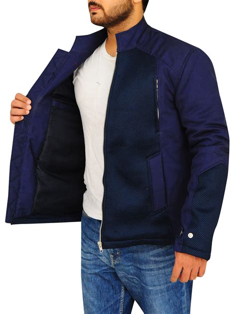 Oxford Blue Classy Cotton Jacket For Men Men Jacket Mauvetree