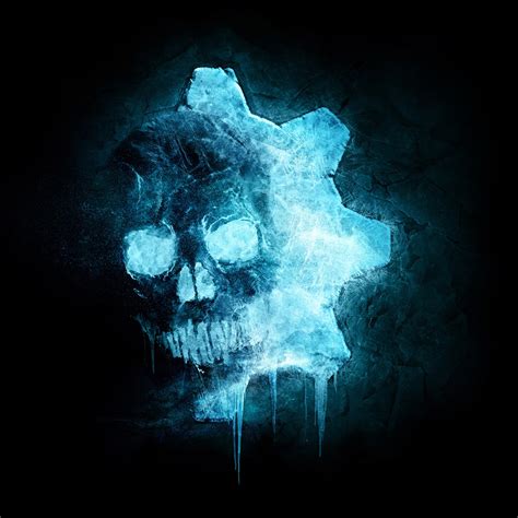 Gears 5, Skull, Logo, 4K, #2 Wallpaper