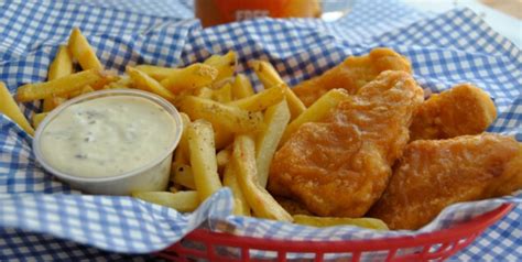 Fish and chips is a traditional british take away food which was brought over to the uk more than 150 years ago. 'Fish and Chips' With Vegan Tartar Sauce | PETA