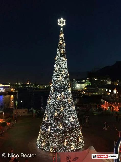 Stunning Christmas Tree At The Vanda Waterfront Cape Town South Africa