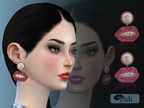 My Sims 4 Blog Dali Earrings By Giuliettasims
