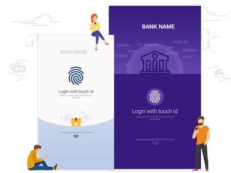 Bank App Login Page Uplabs