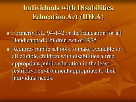 Ppt Disability Law Powerpoint Presentation Free Download Id1403624