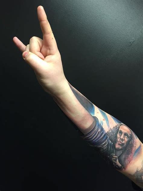 All Hail Metal Cool Ronnie James Dio Tattoo By Ben Carlisle Tatto