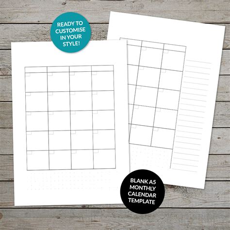 2 Page Monthly Calendars 2022 2022 Two Page Monthly Calendar Template