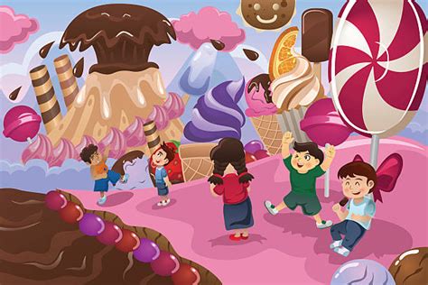 Royalty Free Candy Land Clip Art Vector Images And Illustrations Istock