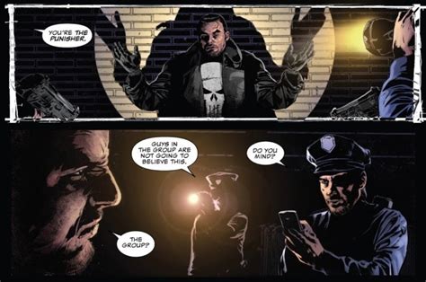 The Punisher Reacts To Cops With His Symbol On Their Cars
