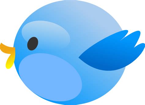 Twitter Fat Bird Clip Art At Vector Clip Art Online