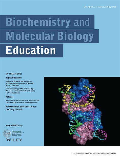 Biochemistry And Molecular Biology Education Wiley Online Library