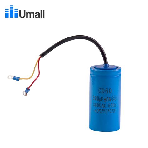 Cd60 300uf 300v Ac Starting Capacitor For Heavy Duty Electric Motor Air