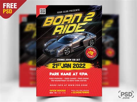 Car Show Event Flyer Psd Template Psd Zone