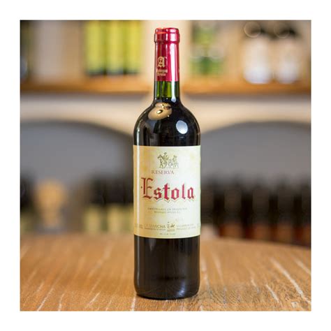 Estola Reserva Red Spanish Wine Buy Securely Online Now Sanct Bernhard