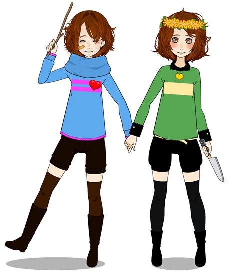 Cosplay From Frisk And Chara By Karinagestranha On Deviantart
