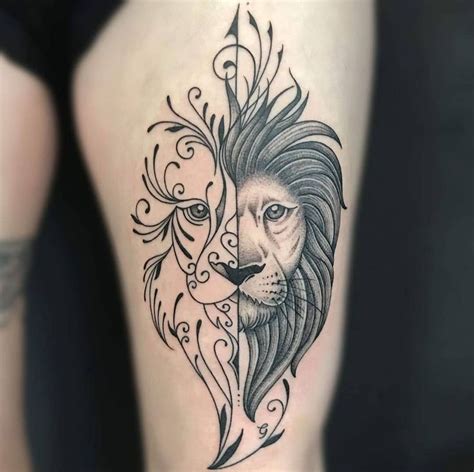 101 Amazing Geometric Lion Tattoo Designs You Need To See Lion