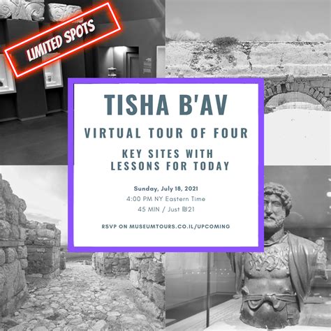 Tisha Bav Virtual Tour Of Four Us Time The Museum Guy