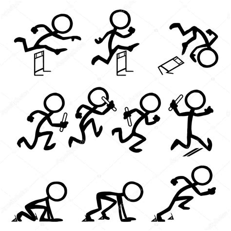Check spelling or type a new query. Vector: olympics stick figures | Set of stick figures ...