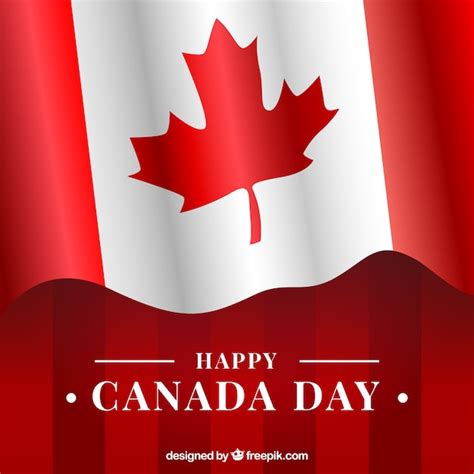 Happy Canada Day Flag