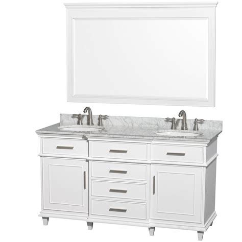 A lot of modern designs, however, have a. Wyndham Collection Berkeley 60 in. Double Vanity in White ...