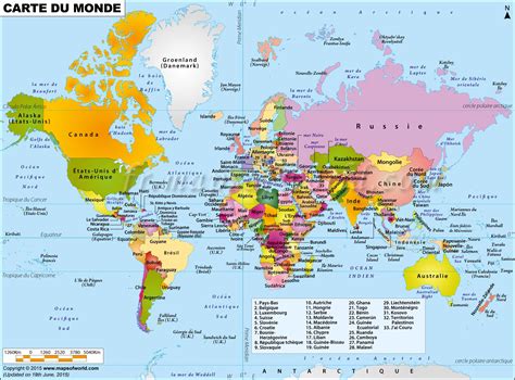 Carte du monde de haute qualité de fournisseurs, exportateurs et fabricants turcs de turquie. Grande Carte du Monde