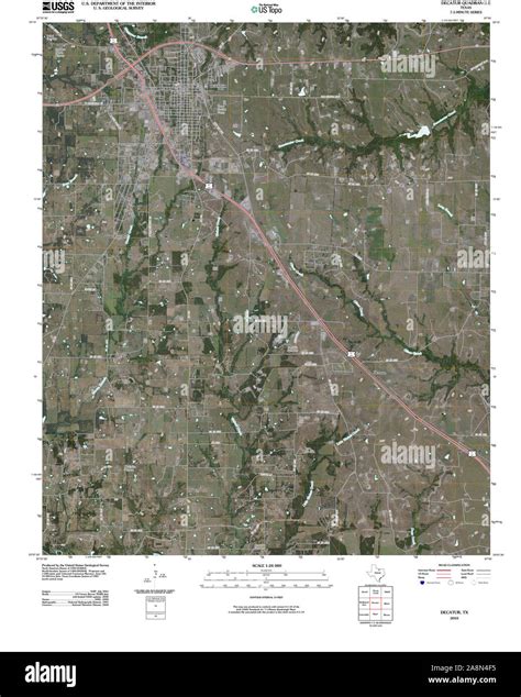 Map Of Decatur Texas Cut Out Stock Images And Pictures Alamy