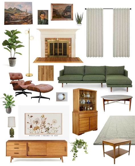New Home Mood Board Living Room Dream Green Diy