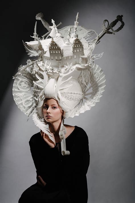 Miniature Seascapes And Cities Top Elaborate Paper Wigs By Asya Kozina