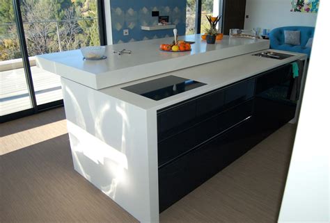 Cette semaine notre équipe à travaillé sur la conception et la fabrication d'un îlot de cuisine extensible. Cuisine Ilot Central Table Manger 100 Images Cuisine Avec ...