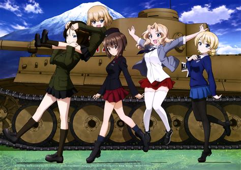 Girls Und Panzer Darjeeling Katyusha Kay Girls Und Panzer Nishizumi