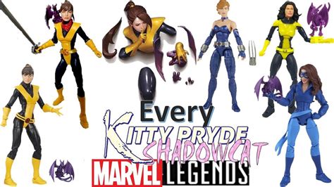 Every Marvel Legends Kitty Pryde Shadowcat Toybiz And Hasbro