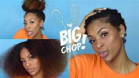 The Big Chop 2016 Starting My New Natural Hair Journey Youtube
