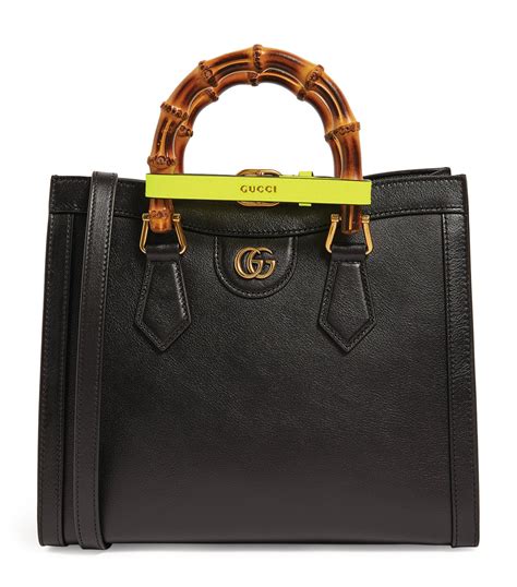 Gucci Small Leather Diana Tote Bag Harrods Us