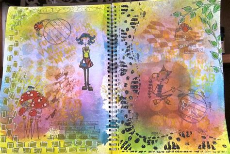 An Open Notebook With Drawings On It