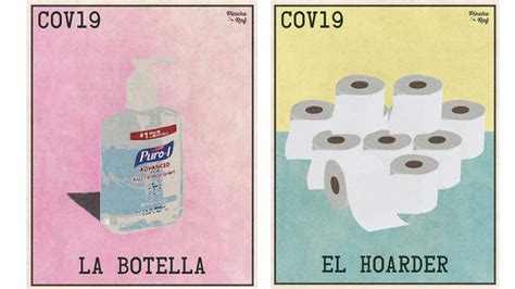 Coronavirus, covid19, covid19 niños, juegos covid19. San Antonio artist creates 'Pandemic Loteria' cards