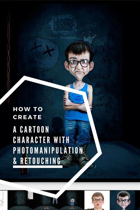 How To Create A Cartoon Character With Photo Manipulation And Retouching