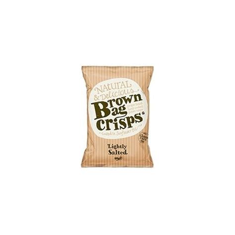 Brown Bag Crisps Lightly Salted Crisps 20x40g