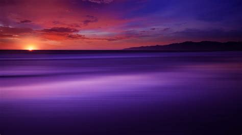 Purple Sunset Wallpaper Backiee