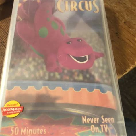 BARNEY FRIENDS Super Singing Circus VHS Video Tape Sing Along Songs VTG RARE PicClick