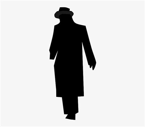 Silhouette Of A Man Walking Away Transparent Png 246x593 Free