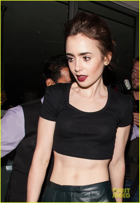 Lily Collins Brings Toned Abs To Ivy Club With Jamie Campbell Bower Photo 2933571 Jamie