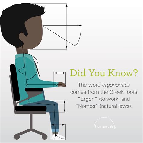 Humanscale Ergonomic Tip The Word Ergonomics Comes From The Greek