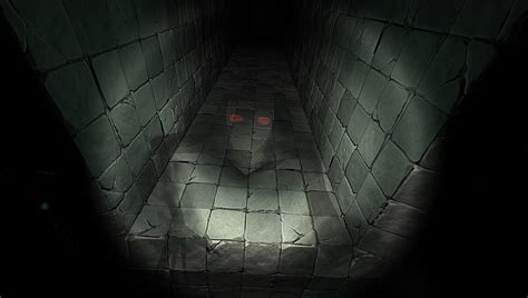 720p Free Download Digital Art Minimalism Ghost Creepy Dark Hallway