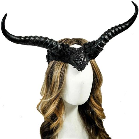 New Ram Horns Headband Masquerade Masks Us Free Shipping